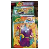Lot of Crayola coloring books
