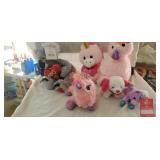 Lot of plush stuffed animals