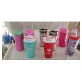 Variety lot of cuos with lids