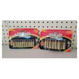 Package of AA and AAA Batteries