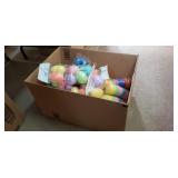 Box Lot of Plastic Easter Eggs