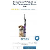 Bissell Symphony Pet All-in-One Vacuum and Steam