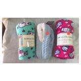 Ladies plush pants. 2 pair. Size M. Slipper