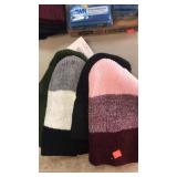 4 Ladies stocking hats.