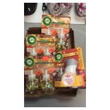 4 packages.  Air Wick. Warmer & refills.