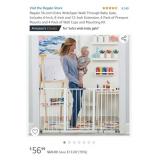 Regalo Metal White Safety Gate