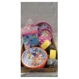 Party lot, plates, tablecloths, steamer...etc