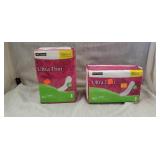 2 pkgs ultra thin pads