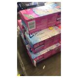 6 boxes. 66/ box.  Frozen zip lock snack bags.