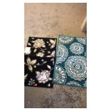 2 Accent rugs.  17" x 30"