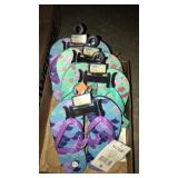 4 pair flip flops. Toddler size med.