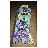 4 pair flip flops. Toddler size large