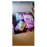 Box lot of Valentines candy