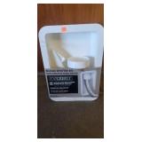 Recessed dryer vent box