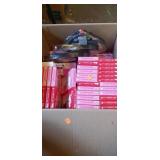 Box lot of Valentines candy