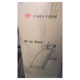 Finer Form sit up bench.