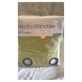 Martha Window.  2 grommet panels.  50" x 108".