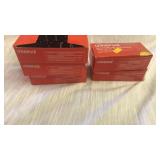 5 boxes 12 each.  Universal binder clips.