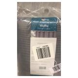 Waffle shower curtain
