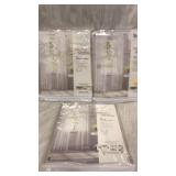 Martha Window. 2 rod pocket panels.  60" x 63".