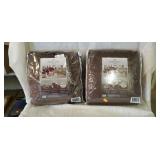2 pkgs reversible furniture slipcover