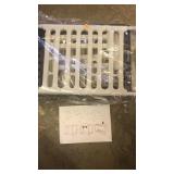 Adjustable under sink storage. Needs assembled.