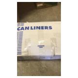 One case black trash bags.  40-45 gallon size.