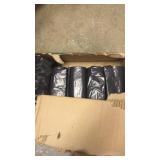 1 case / 5 rolls black trash bags.  33 gallon. 80