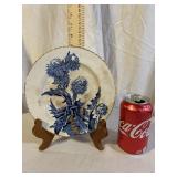VINTAGE BLUE/GOLD PLATE