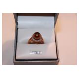 NEW DIRECTIONS SIZE 7 COPPER COLORED PEARL RING NEW DIRECTIONS SIZE 7 COPPER COLORED PEARL RING