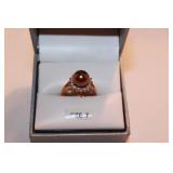 NEW DIRECTIONS SIZE 7 COPPER COLORED PEARL RING