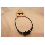 CROFT & BARROW DARK BLUE NECKLACE SET CROFT & BARROW DARK BLUE NECKLACE SET