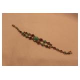 GREEN AND GOLD BRACELET GREEN AND GOLD BRACELET