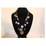 CHICO'S 3 STRAND NECKLACE CHICO'S 3 STRAND NECKLACE