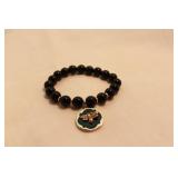 BLACK/GOLD INSECT STRETCH BRACELET BLACK/GOLD INSECT STRETCH BRACELET