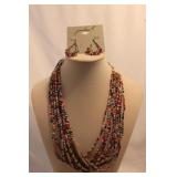 JULES B BEADED NECKLACE/EARRINGS SET JULES B BEADED NECKLACE/EARRINGS SET