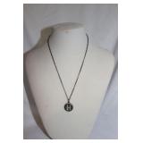 SIGNATURE "H" RHINESTONE NECKLACE