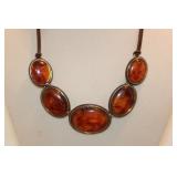 XS AMBER COLORED NECKLACE XS AMBER COLORED NECKLACE