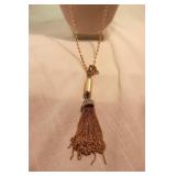 VAN HEUSEN GOLDTONE CHAIN DANGLE NECKLACE VAN HEUSEN GOLDTONE CHAIN DANGLE NECKLACE