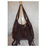 BROWN LEATHER 'THE SAC' PURSE BROWN LEATHER 'THE SAC' PURSE