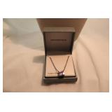 NEW DIRECTIONS LAVENDER CUBIC ZIRCONIA NECKLACE NEW DIRECTIONS LAVENDER CUBIC ZIRCONIA NECKLACE