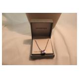 NEW DIRECTIONS LAVENDER CUBIC ZIRCONIA NECKLACE