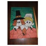 2'X3' PILGRIMS AND PUMPKINS FLAG 2'X3' PILGRIMS AND PUMPKINS FLAG