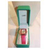 CATO BOXED QUARTZ WATCH