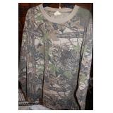 VINTAGE LS DUXBAK 3XL LONG SLEEVE T-SHIRT - CAMO