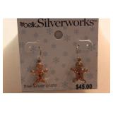 BELK SILVERWORKS GINGERBREAD MEN EARRINGS