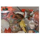 LOT OF WREATH DECOR - BIRDS, CARROTS, EGGS, ETC.