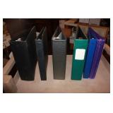 LOT OF 3 RING BINDER NOTEBOOKS - VARIOUS SIZES