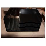 METAL DESK FILE ORGANIZER