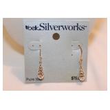 BELK SILVERWORKS PURE 100 DROP EARRINGS